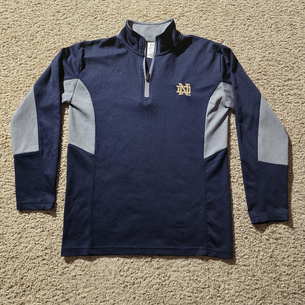 Notre Dame Fighting Irish Shirt Mens‎ Medium NCAA Football Pullover Pro Edge